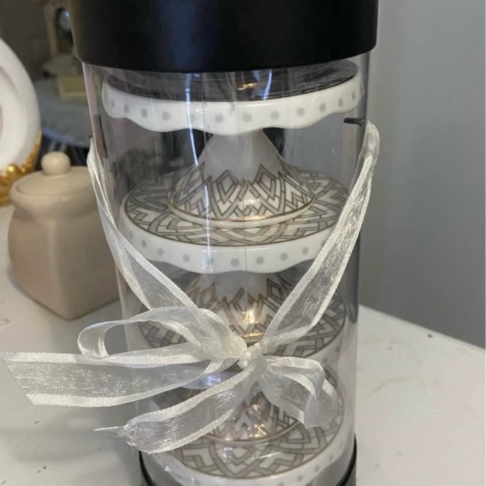 Elegant Bowring Golden star Ceramic cupcake Stands